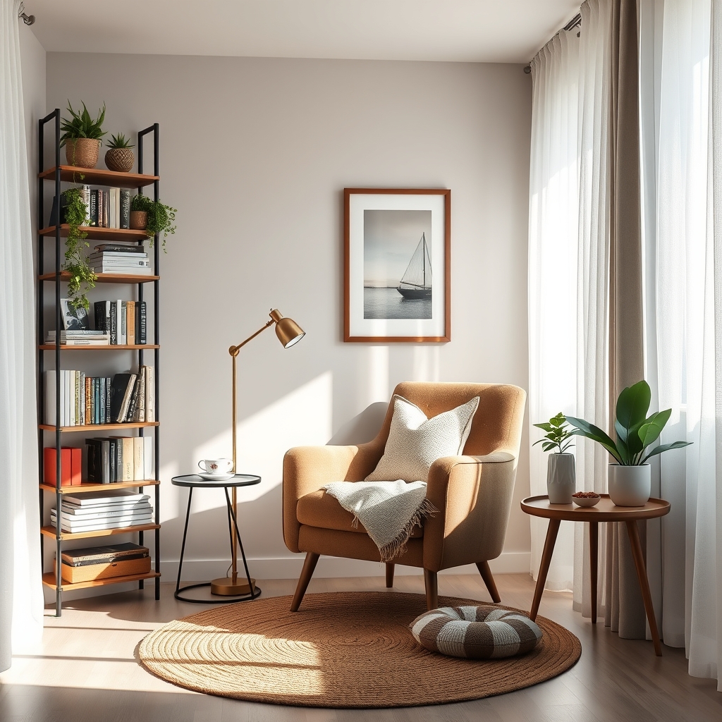 comfy reading chair small spaces - Illustration 3